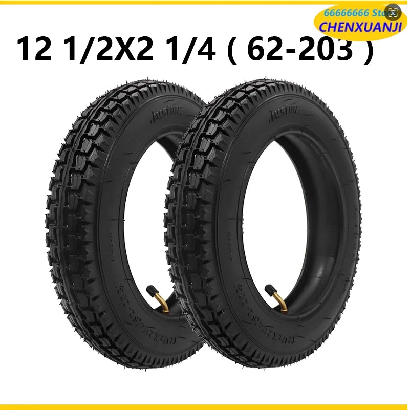 12 1/2 X 2 1/4 ( 62-203 )Tire fits Many Gas Electric Scooters 12 Inch