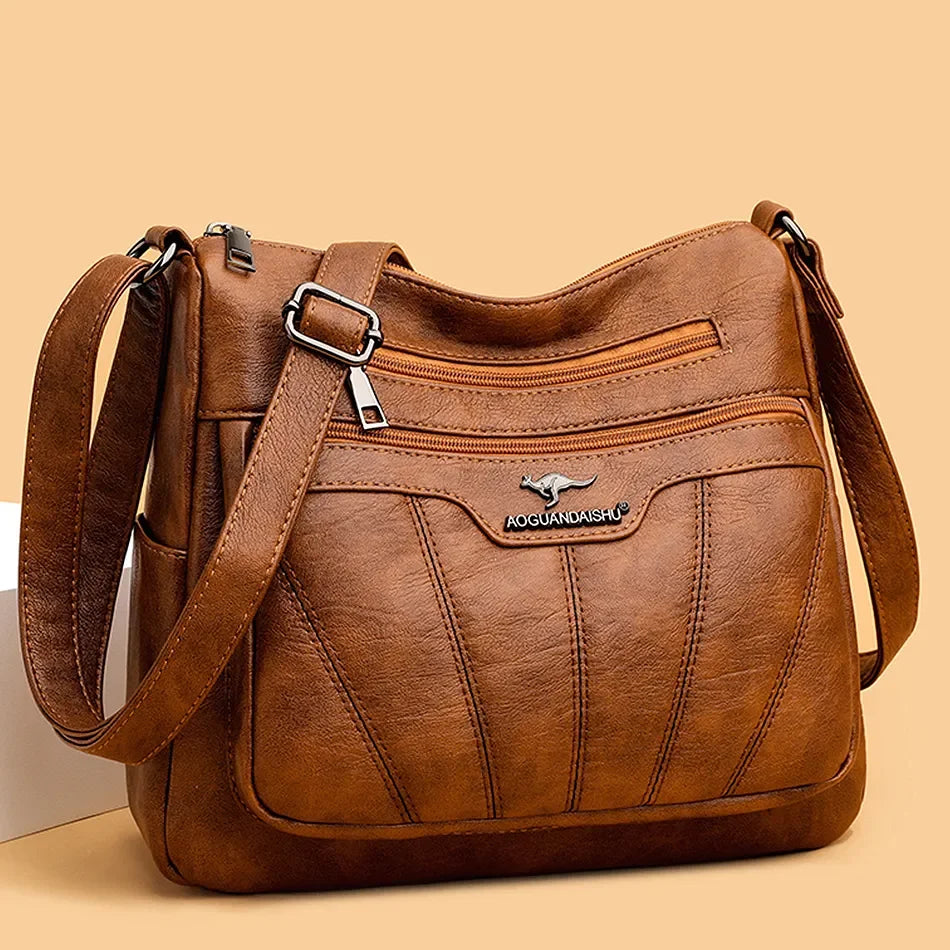 Soft Leather Women Bag Branded Designer Ladies Handbag Purses 2023