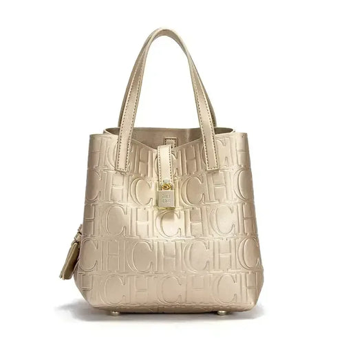 Embossed Ladies Crossbody Bag Letter Printing Design Ladies Handbag