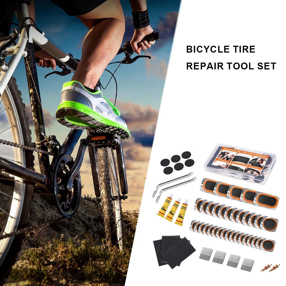 Bicycle Tire Repair Kit MTB Cycling Flat Tyre Repair Rubber Patch Glue