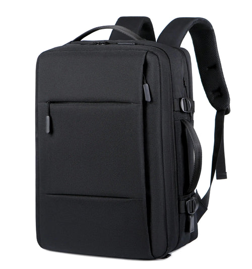 Classic Travel Backpack Men Business Backpack School Expandable USB