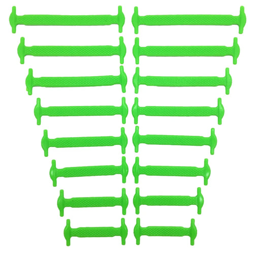 16pcs/lot Silicone Shoelaces No Tie Shoelaces 12 colors Elastic Lace