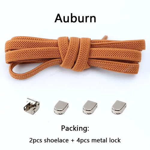 No tie Shoe laces Elastic laces Sneakers Flat Shoelaces without ties