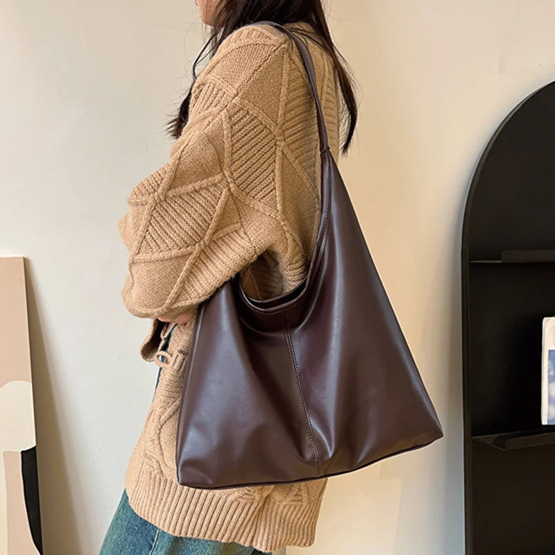 New Tote bag hand bill of lading shoulder women's bag retro simple