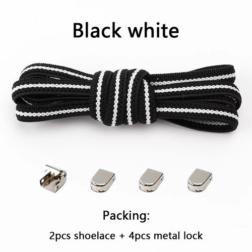 No Tie Elastic Shoe Laces One Size Fits All Adult and Kids Shoes