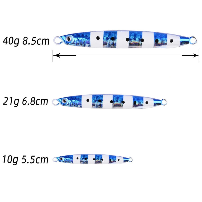 Aorace 1PCS Super Sinking Metal Casting Jig 10G 21G 40G Shore Drag