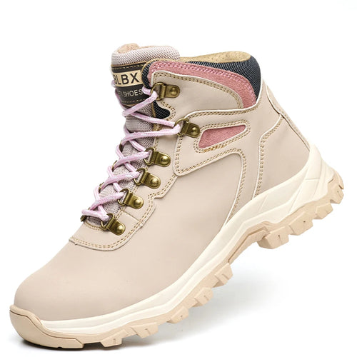 Waterproof Steel Toe Safety Boots for Women Anti-Smash Design,