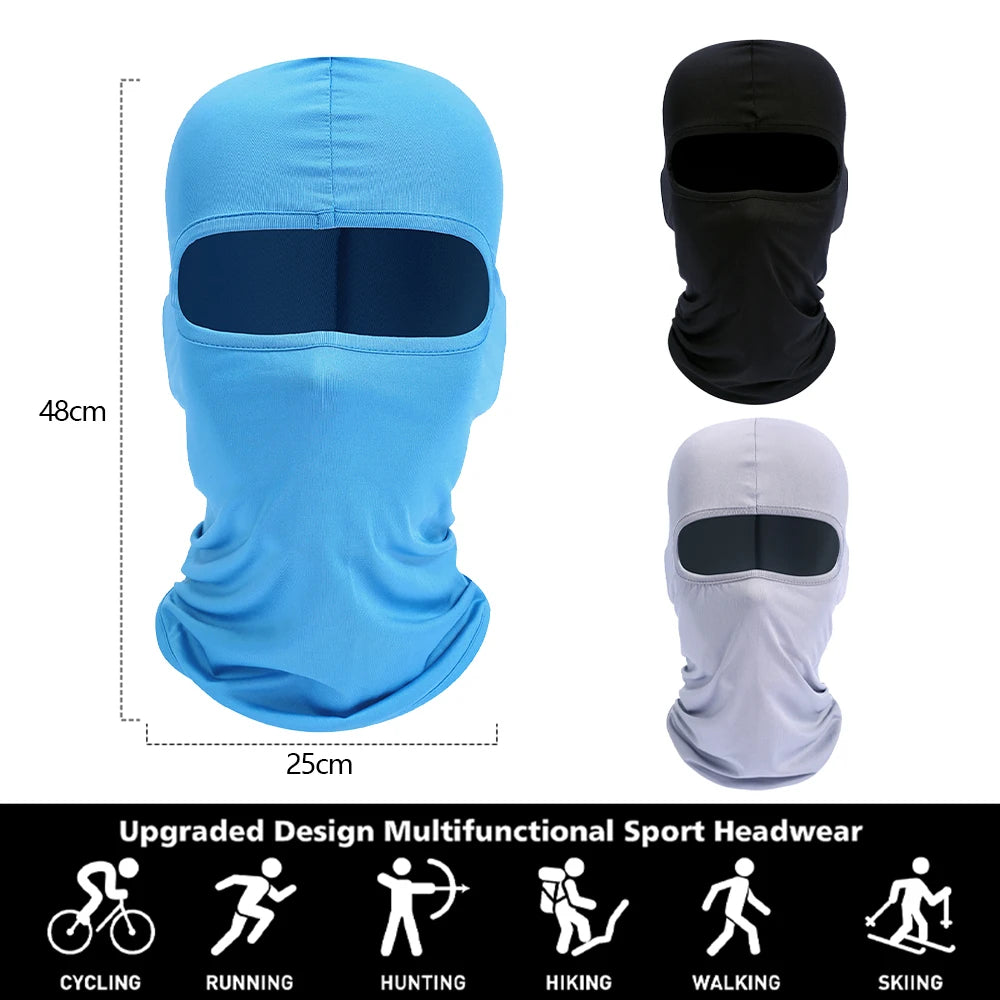 Bicycle Full Face Mask Breathable Balaclava Mask Windproof Dustproof