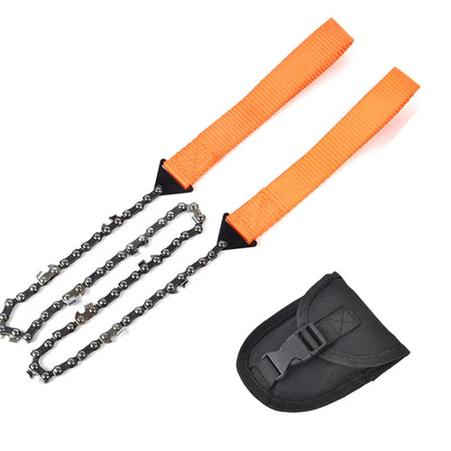 24 Inch Pocket Chain Rope Saw Portable Hand Saw With Sharp Teeth