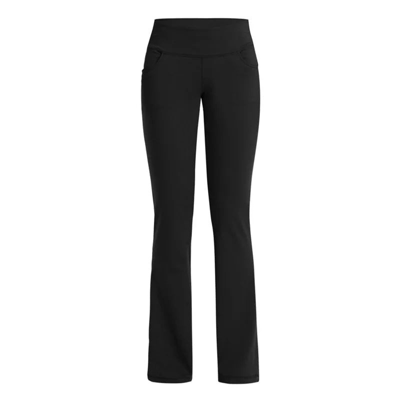 Elegant Women's Pants Palazzo Flared Wide Killer High Waist OL Ladies