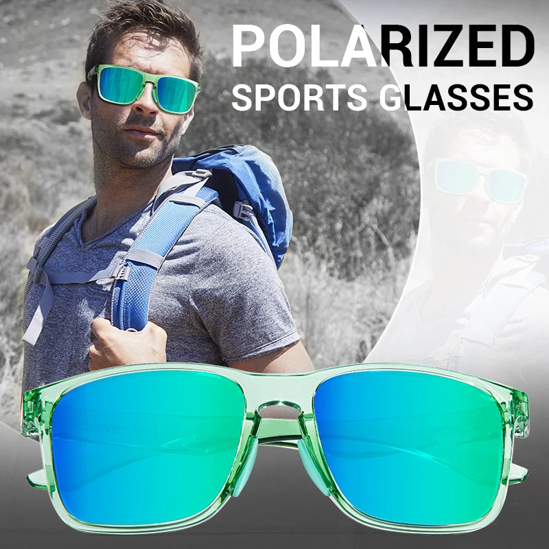 SCVCN New Polarized Sunglasses for Men MTB Cycling Glasses Outdoor
