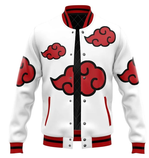 Anime Naruto Series Akatsuki Patternjacket Loose Oversized Clothes