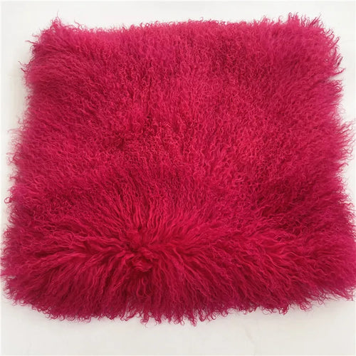 Fluffy Luxury  Real Mongolian Fur Halter Vests Women Solid Deep V-Neck