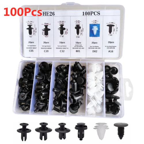 Auto Fastener Clip Car Fender Push Retainer Pin Rivet Bumper for Door
