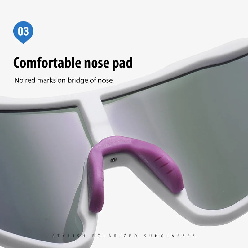FLYING WAVES Cycling Sunglasses Men Women Polarized Outdoor Sports