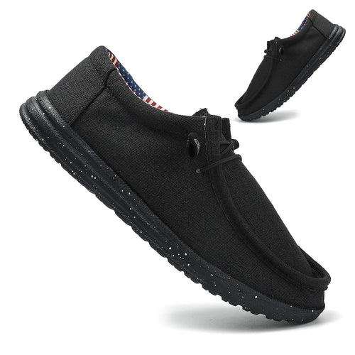 Plus Size Men's Solid Color Breathable Slip On Classic Loafer Shoes