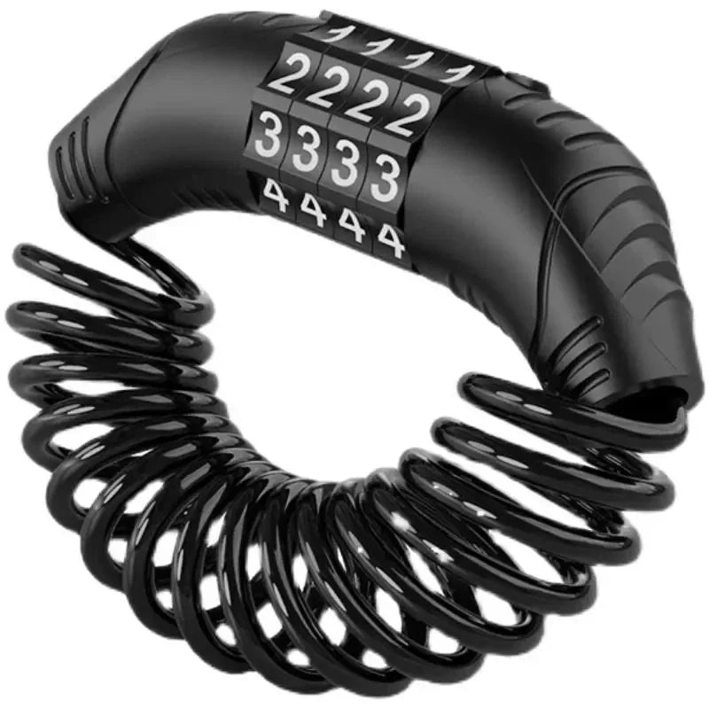 1PC Universal Helmet Password Wire Lock | Anti-Theft Security Lock for