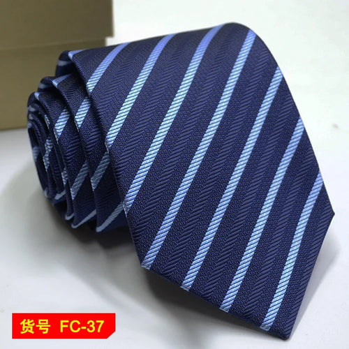 67 Styles Men's Ties Solid Color Stripe Flower Floral 7-8cm Jacquard