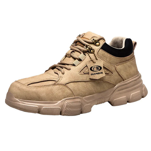 Work Sneakers Steel Toe Shoes Men Safety Shoes Puncture-Proof Work