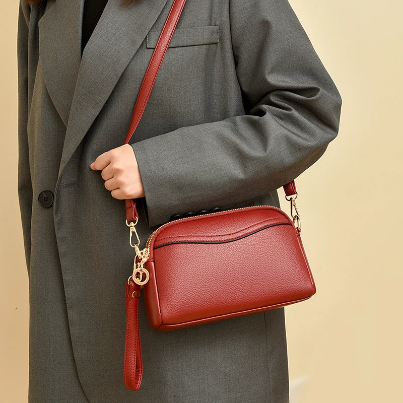 Autumn And Winter Hot Pillow Bag Simple Fashion Solid Color Crossbody