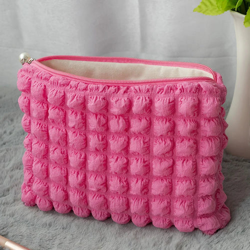 Travel Organizer Portable Zipper Soft Makeup Pouch for Lady Girls