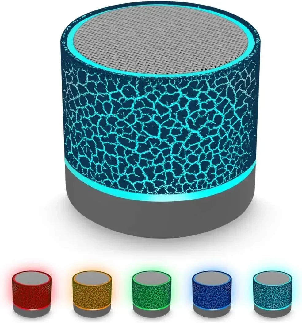 TF Wireless Mini Motion Bluetooth Speaker With LED Lights Speaker
