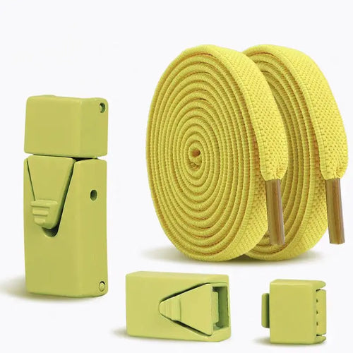 1/2 Pair 2025 No Tie Shoe Lace Press Lock Insert Fixed Shoelaces