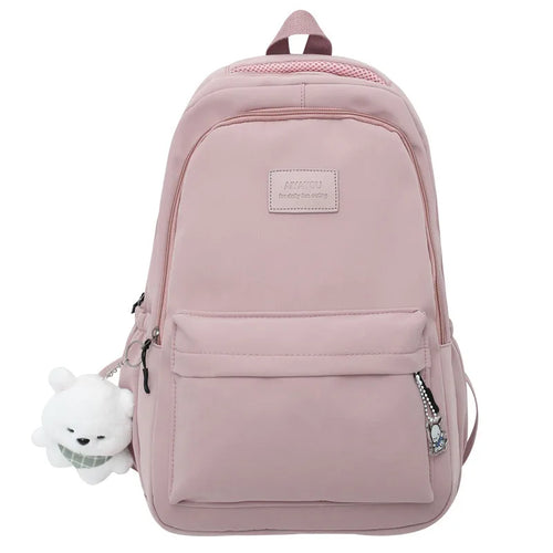 New Female Fashion Lady High Capacity Waterproof College Backpack