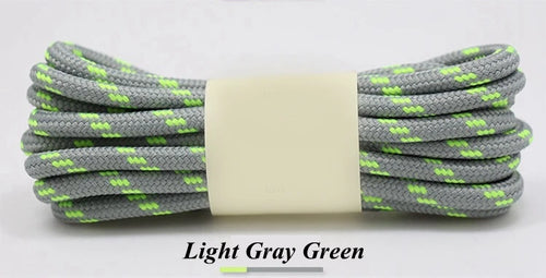 1Pair Round Shoelaces Durable Polyester Shoelace Outdoor Boots