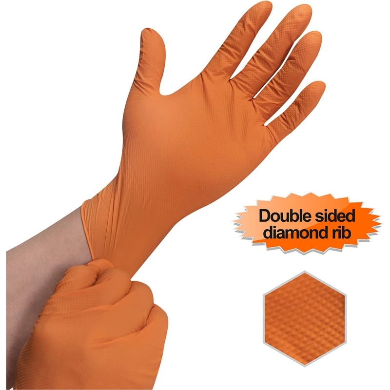 8mil Nitrile Gloves Thick 30/50PCS Industrial Disposable Gloves with