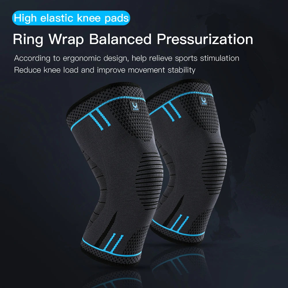 1 Pcs Compression Knee Support Sleeve Elastic Breathable Knee Pads