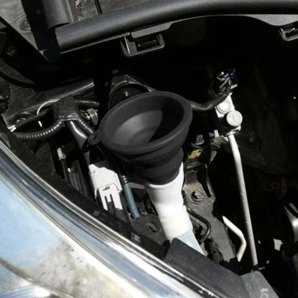Engine Funnel Car Universal Silicone Liquid Funnel Washer Fluid Change