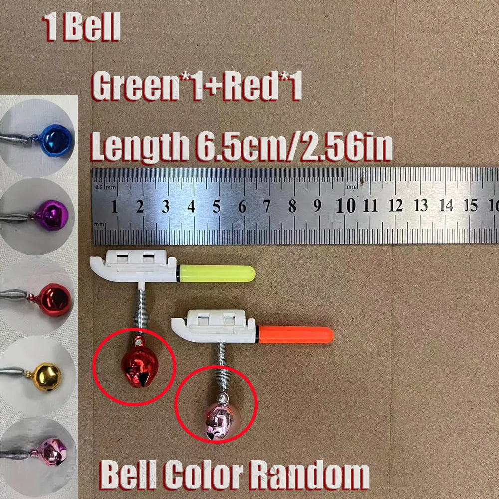 2 Pcs/Set Electronic Fishing Light Rods Led Bells Light Rods Bite