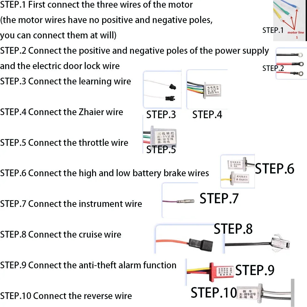48V 60V 72V 84V 2000W 2500W 3000W Brushless Motor Controller 60-80A