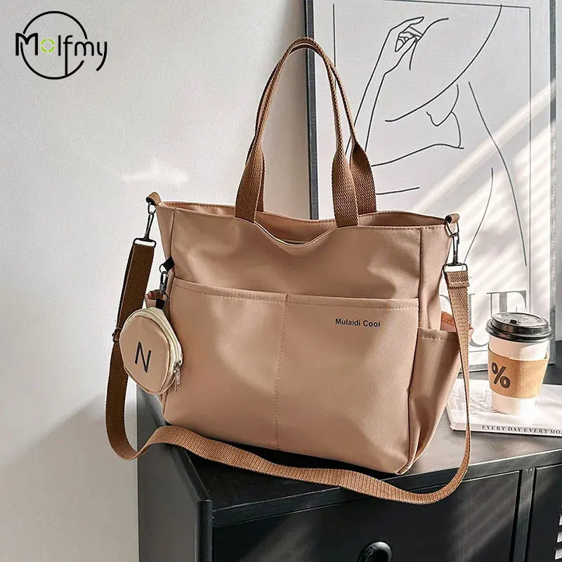 Waterproofed Women's Handbag Shoulder Crossbody Bags Oxford Tote Bag