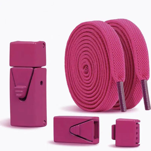 1/2 Pair 2025 No Tie Shoe Lace Press Lock Insert Fixed Shoelaces