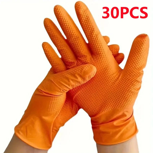 8mil Nitrile Gloves Thick 30/50PCS Industrial Disposable Gloves with