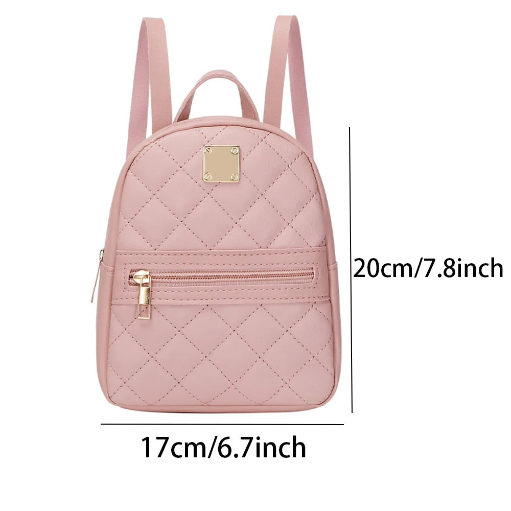Backpack for Women PU Leather Multifunction Crossbody Bag Ladies Phone