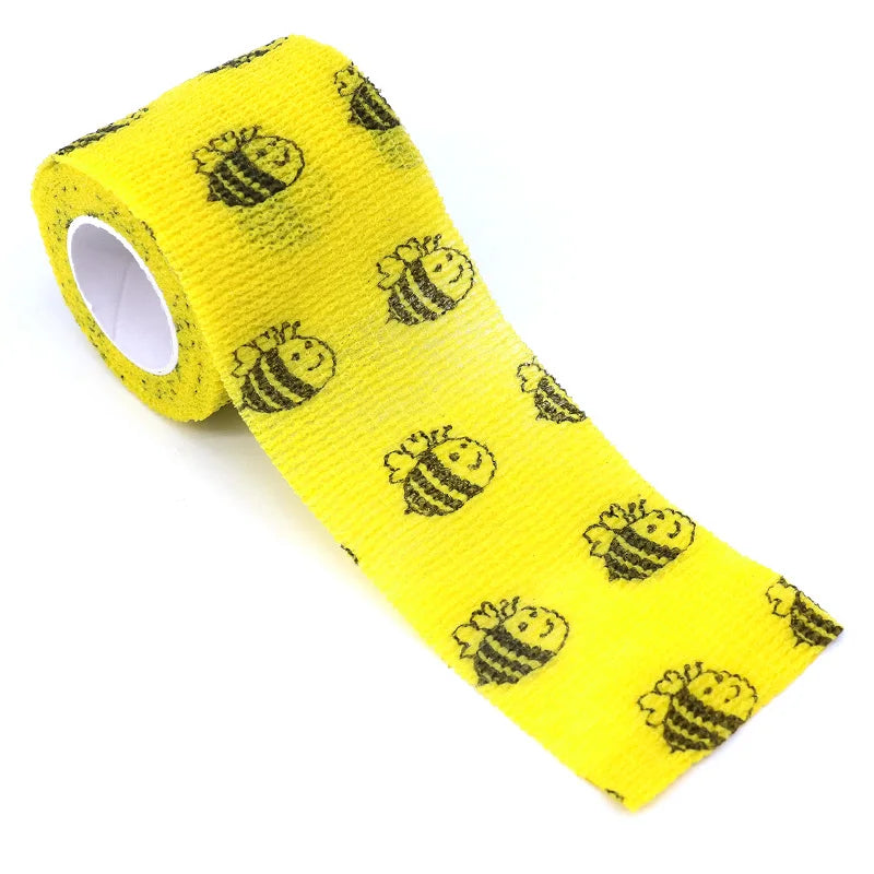 Animal Pattern Printed Self Adhesive Elastic Bandage 4.5m Sports Wrap