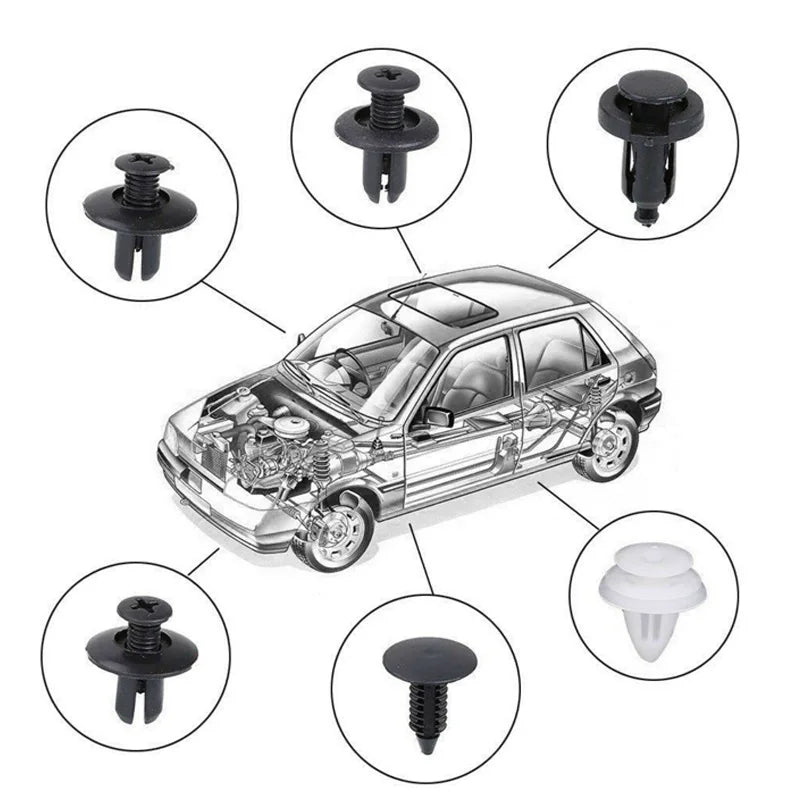 Auto Fastener Clip Car Fender Push Retainer Pin Rivet Bumper for Door