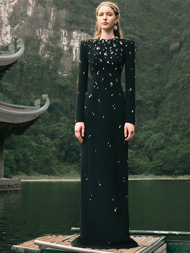 TOP QUALITY Newest 2025 Designer Fashion Women's Rhinestone Diamonds