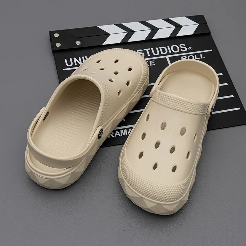 Men's shoes, sandals, perforated shoes, summer new slippers,