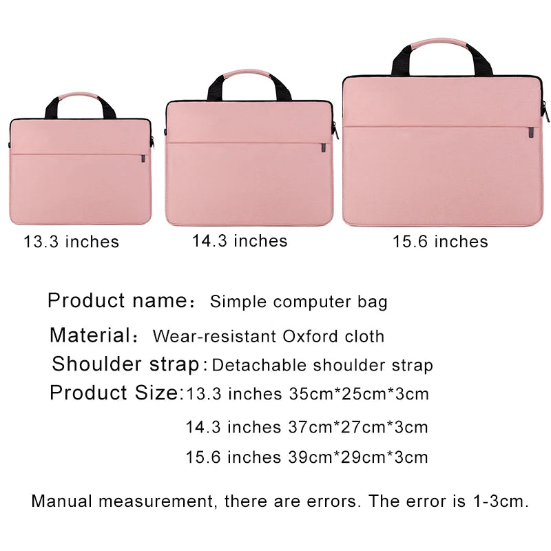 Laptop Bag Women 2023 13.3 14.1 15.6 17 Inch Office Notebook Sleeve