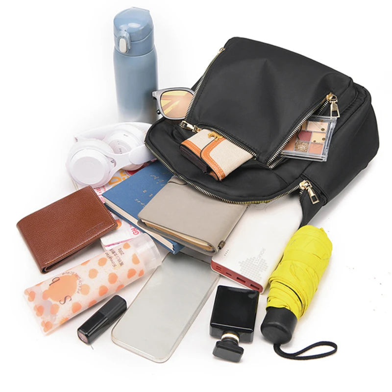 Women Backpack Travel Casual Waterproof Oxford Shoulder Bags Female