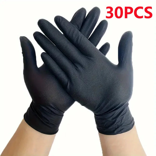 8mil Nitrile Gloves Thick 30/50PCS Industrial Disposable Gloves with