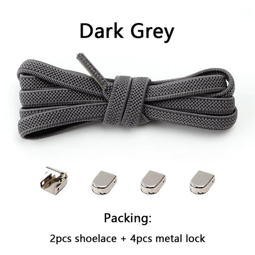 No Tie Elastic Shoe Laces One Size Fits All Adult and Kids Shoes