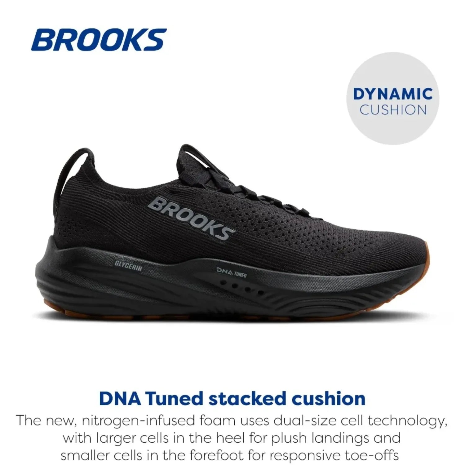 Brooks Glycerin Stealthfit 22 Men’s Breathable Running Shoes Neutral