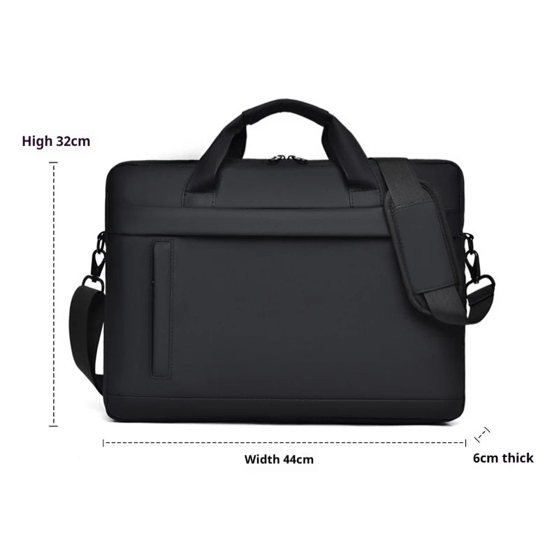 Laptop Tote Bag, Business Briefcase, Adjustable Shoulder Straps,