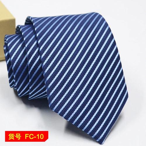 67 Styles Men's Ties Solid Color Stripe Flower Floral 7-8cm Jacquard