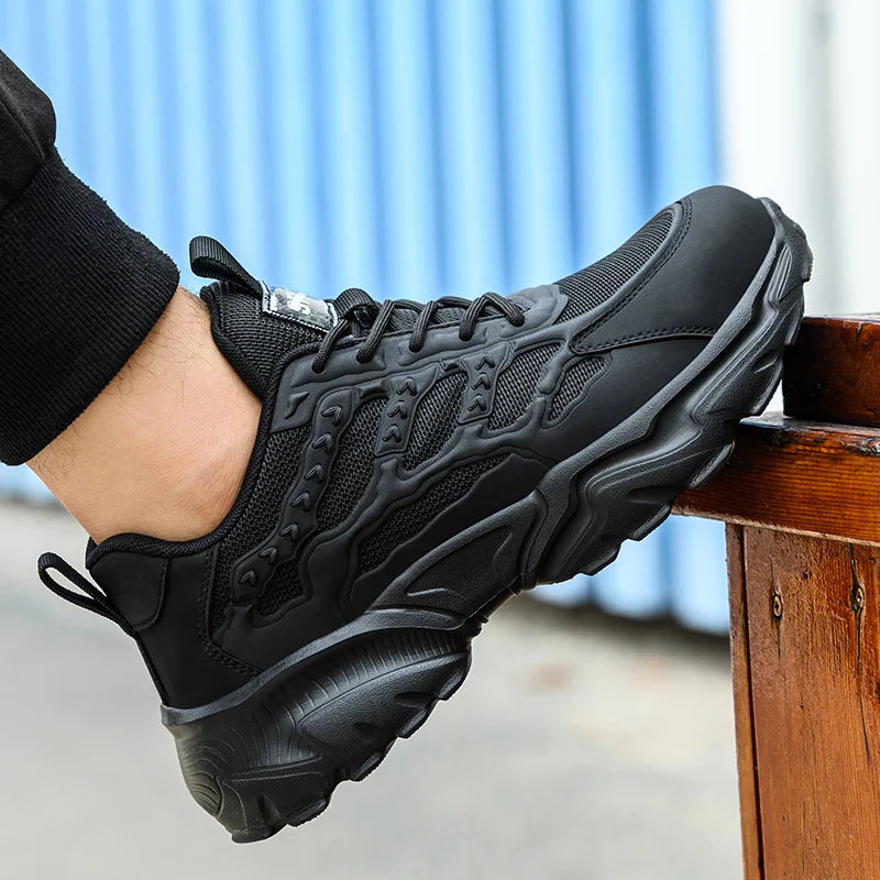 Work Safety Shoes For Men Lightweight Protective Work Sneakers